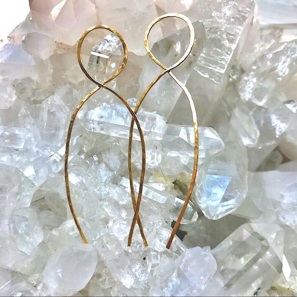 Artisan Made Gold Filled Earrings - Picture 6 of 6